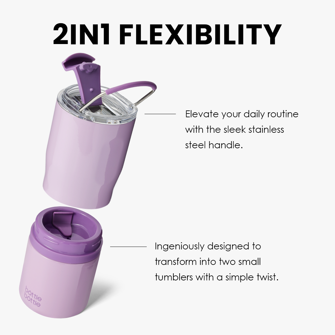 2in1 tumbler purple 2